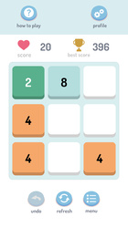 2048 brainteaser — play online for free on Yandex Games