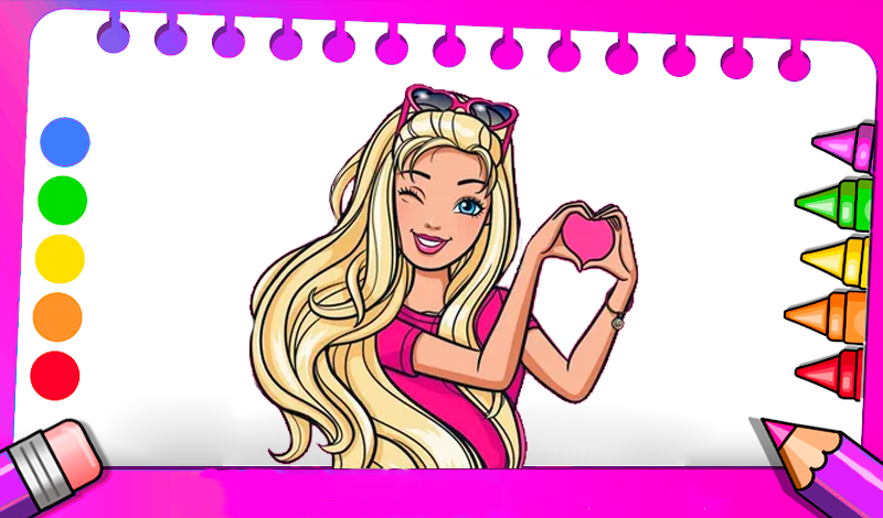 Barbie Coloring - Click Jogos