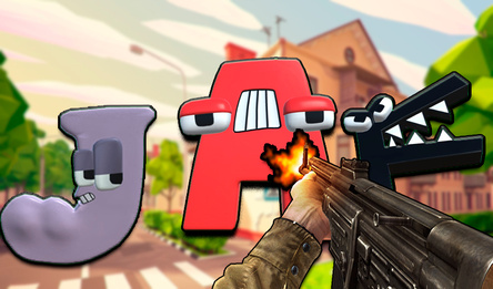 Шутер со злыми буквами