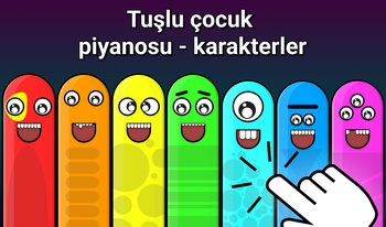 Tuşlu çocuk piyanosu - karakterler