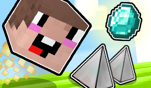 Нубик геометрия даш 3Д (от JabTeam) - играть онлайн бесплатно на ...