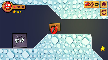 Отскок красного мяча