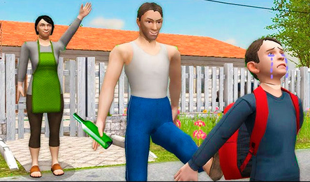 СкулБой Побег из дома Бати!