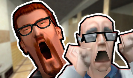 Помоги Кляйнеру спрятаться от Фримена!