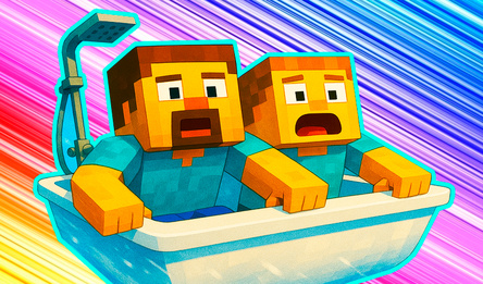 Рэгдолл Гонки в Ванне. Экстремальный Спуск!