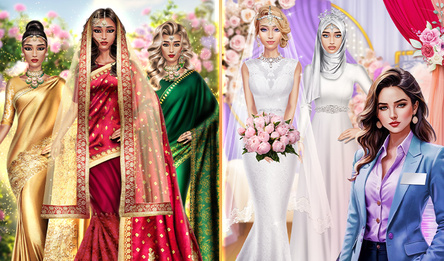 Свадьба в Индии: Игра Одевалка