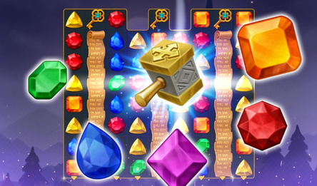 Затерянные Алмазы: Три в Ряд