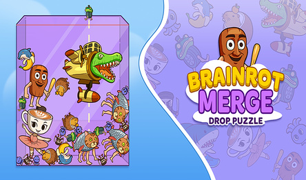Brainrot Merge : Drop Puzzle