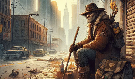 Один среди зомби