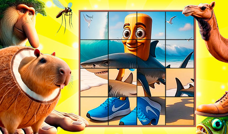 Итальянские животные: Пазлы!