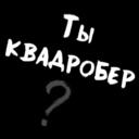 Ты квадробер?