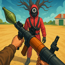 Человек РПГ Против Кальмара!