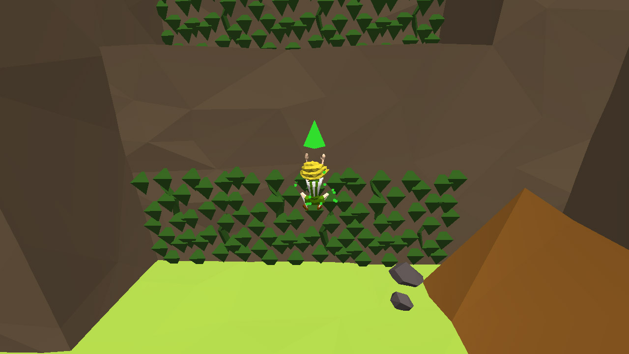 Девушка гуляет по горам