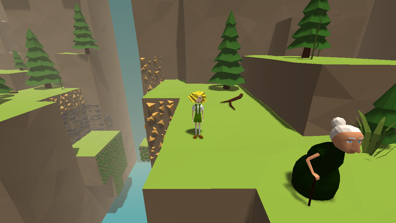 Девушка гуляет по горам