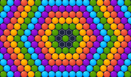 Лопай шарики вокруг