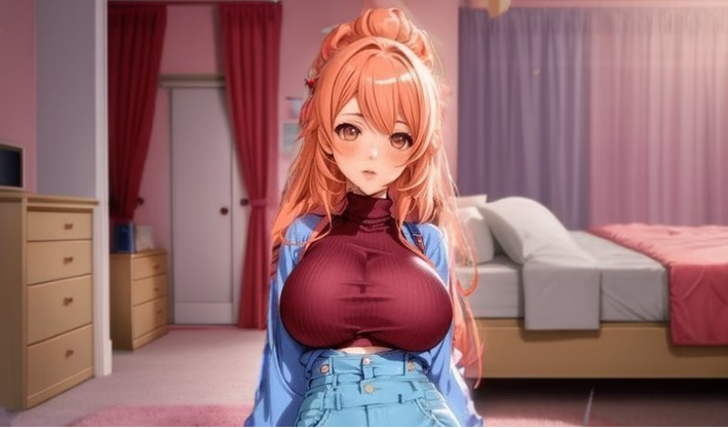 Your Anime Girl in the Bedroom — play online for free on Yandex Games