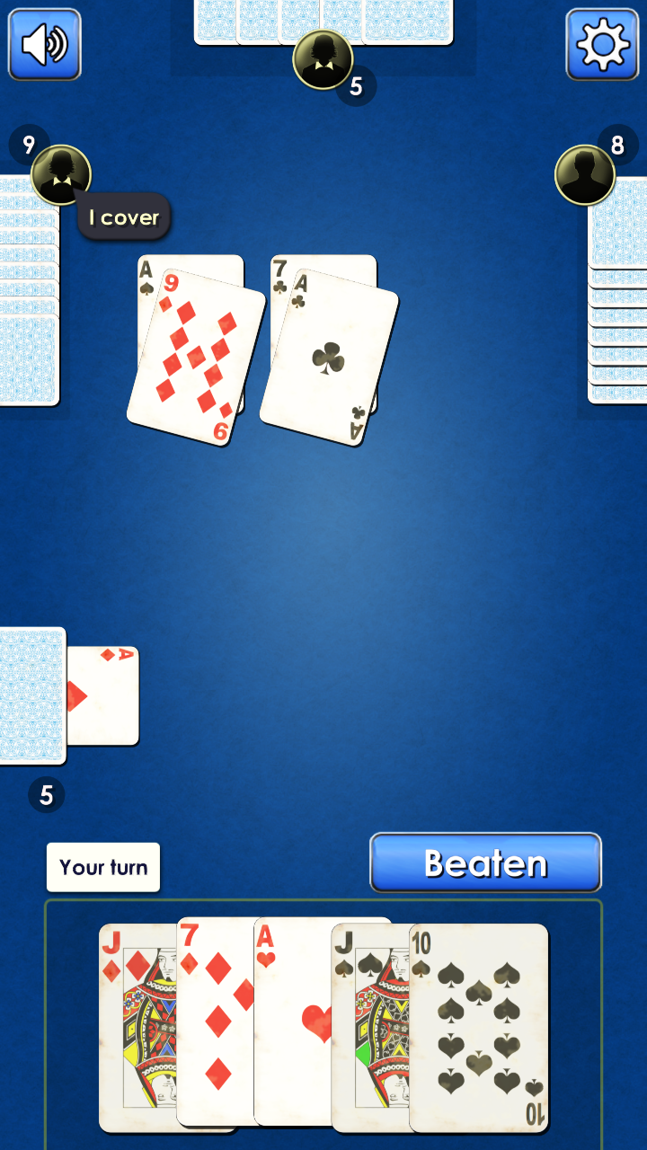 Durak cards — play online for free on Yandex Games