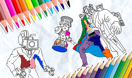 Раскрась Камерамена