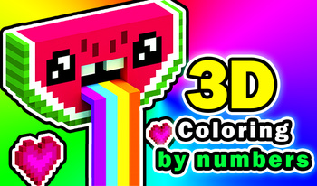 3D Сoloring by numbers