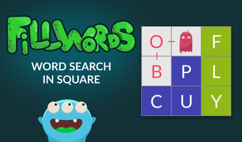 Fillwords word search in square