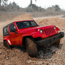Uphill Offroad Jeep Driving