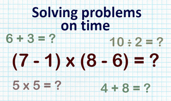 Solving problems on time