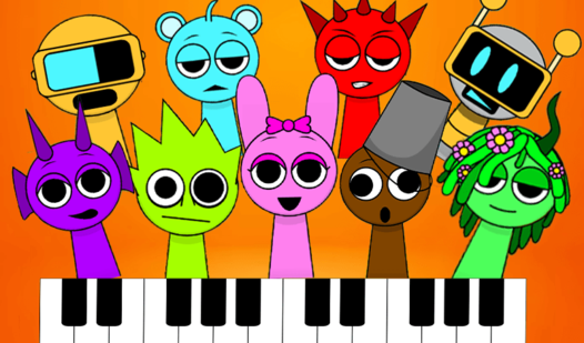 Sprunki Piano (დან CosmoDev) - Yandex Games