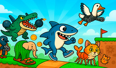 Итальянские Животные - Мини Игры