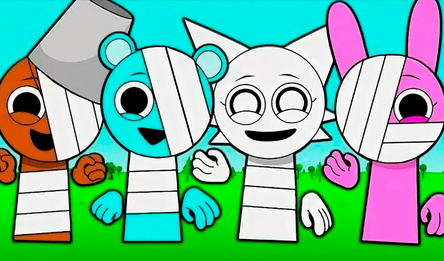 Спрунки 3Д: Найди все Части тела