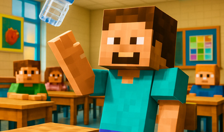 Нубик выполняет челленджи