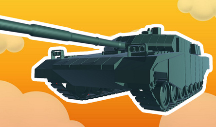 Танковая атака. Один против всех.