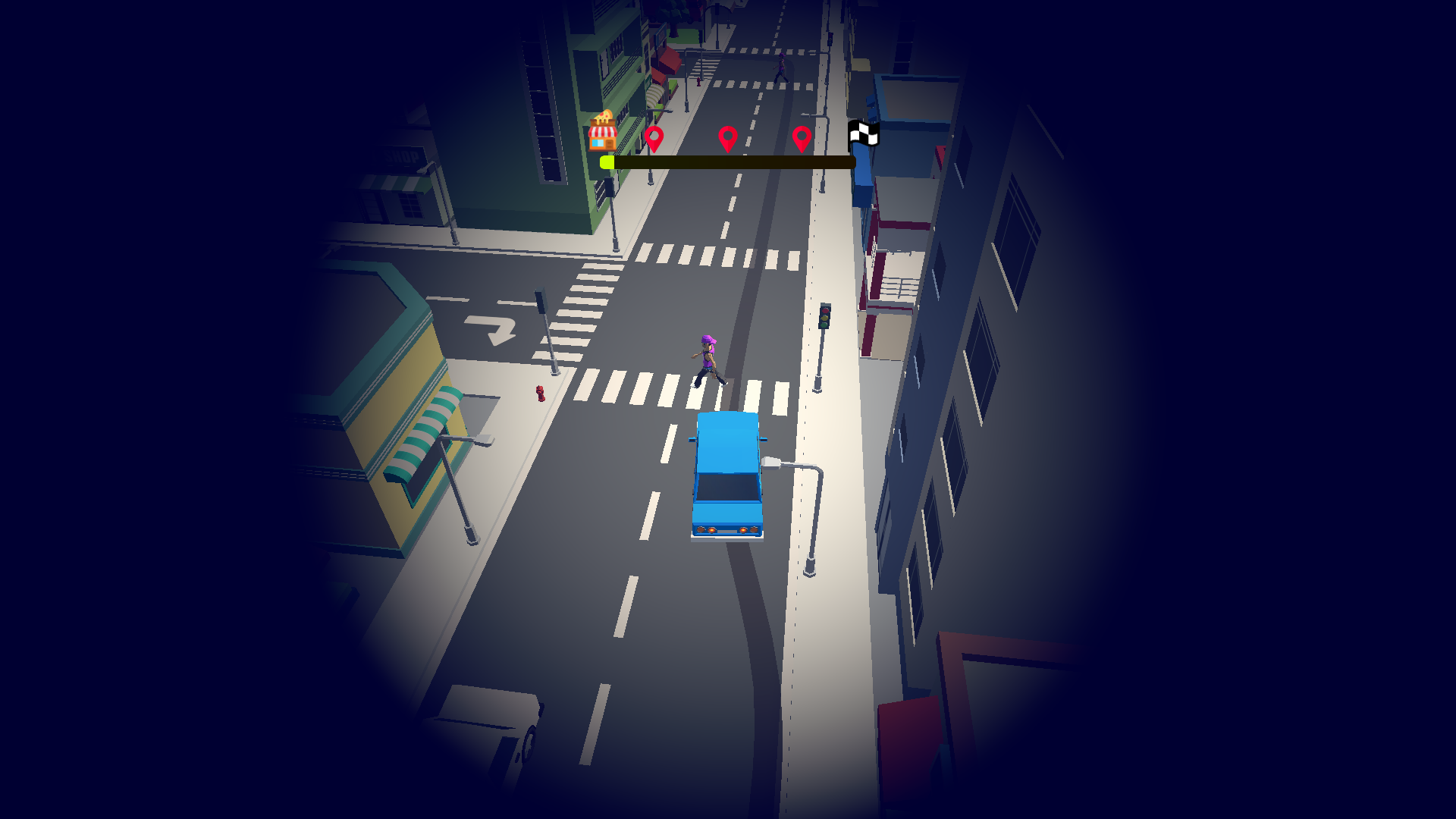 Симулятор доставщика пиццы: На машине