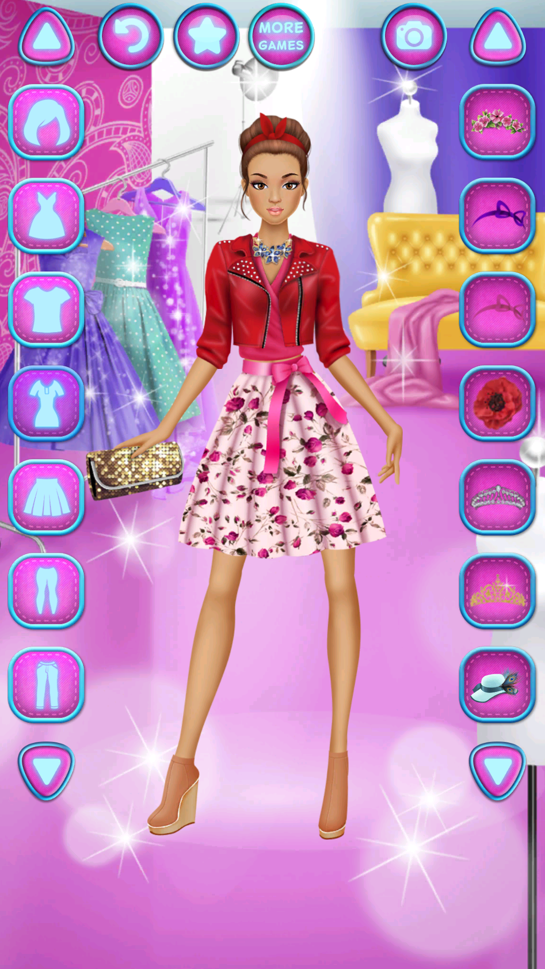 Glam Girls Dress Up — play online for free on Yandex Games