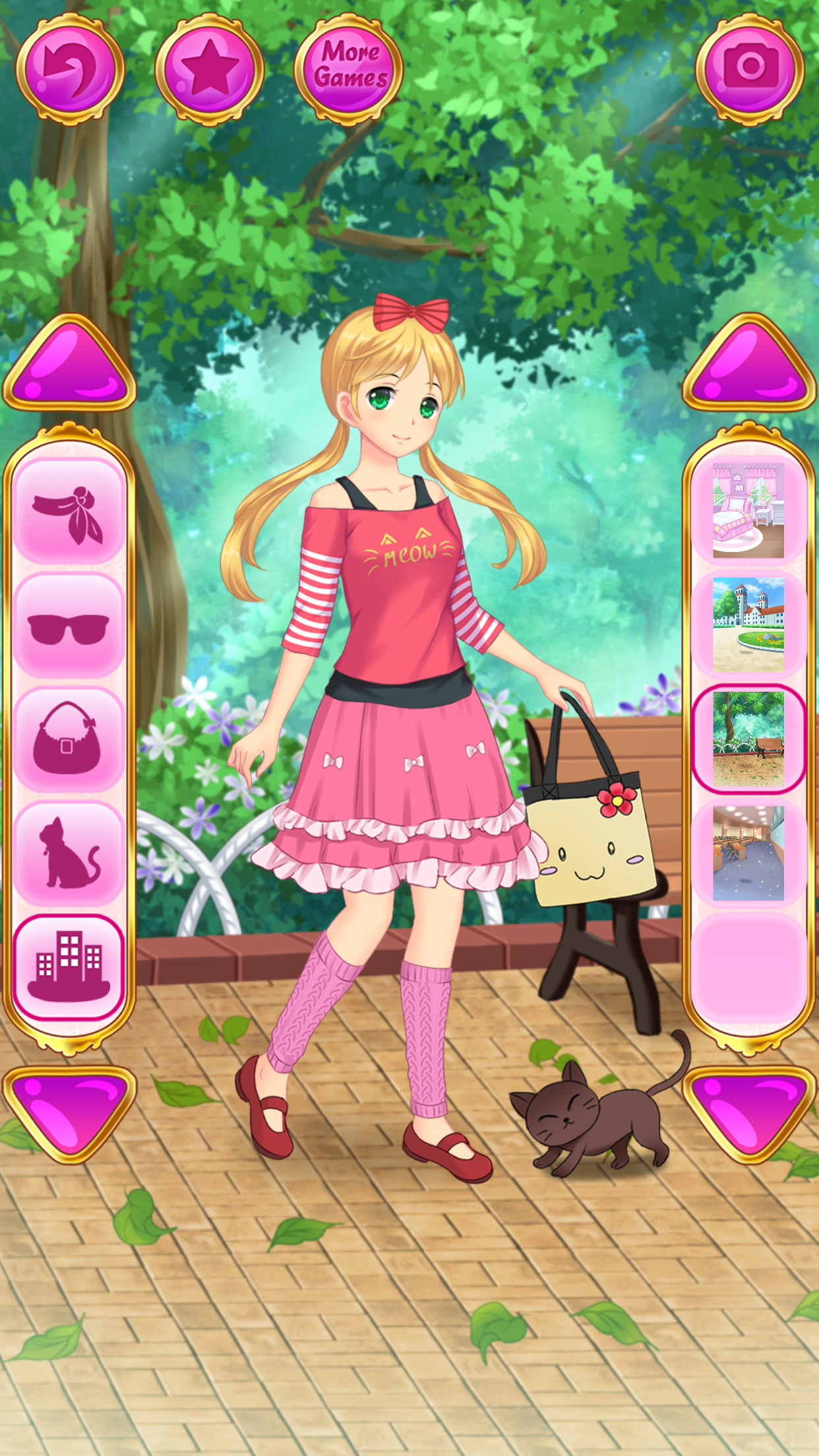 School Anime Dress Up — play online for free on Yandex Games