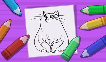 Cats - Coloring