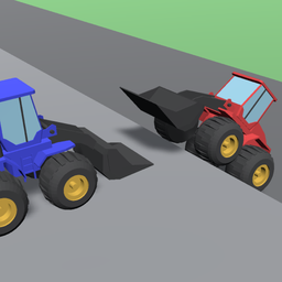 Push out the bulldozer