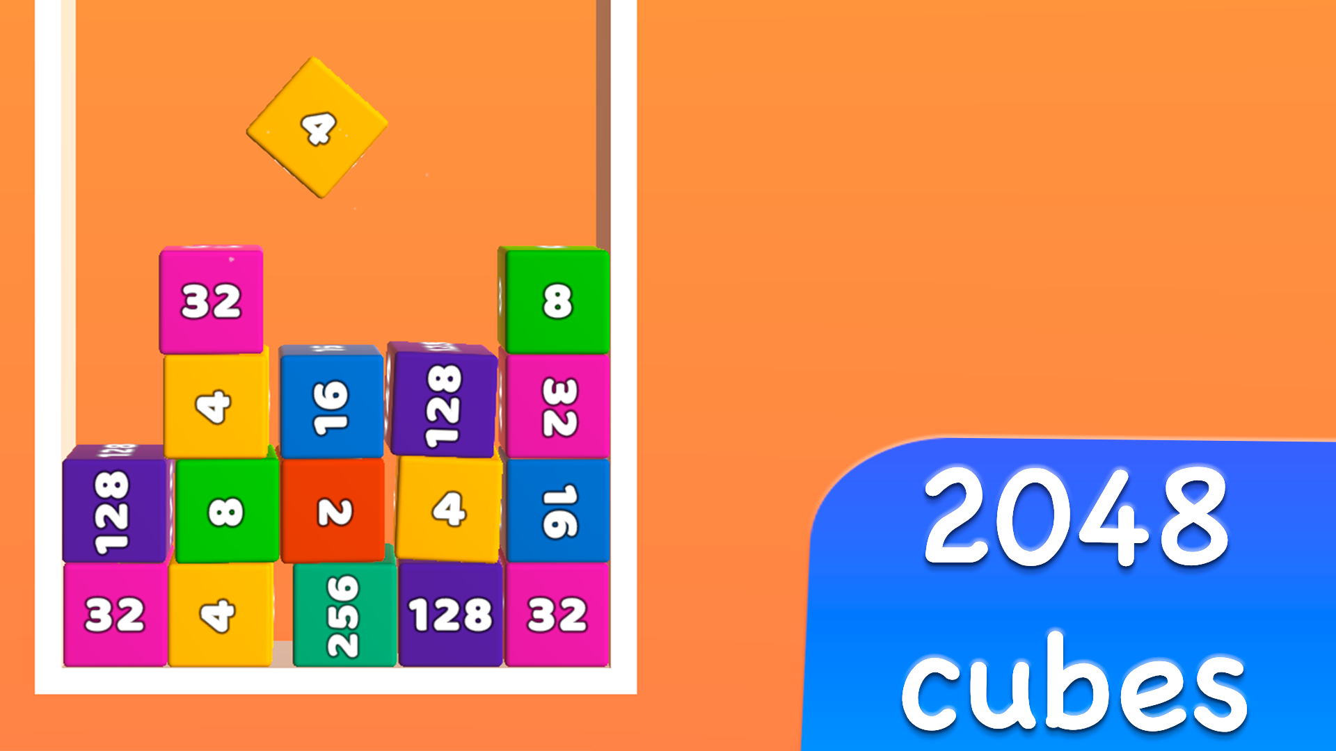 2048 Cubes — play online for free on Yandex Games