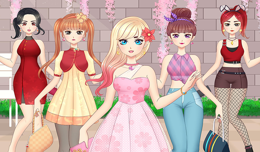 Anime Kawaii Dress Up — play online for free on Yandex Games