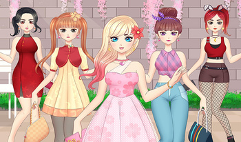 Anime Girl : Beauty Salon
