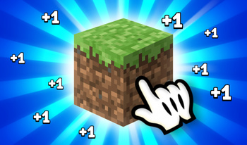 Click on the blocks! Mine Clicker