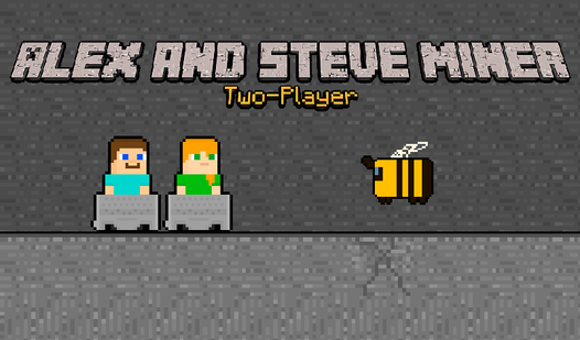 Alex and Steve Miner Two-Player (od FaBuKaStudio): Hrajte online zdarma ...