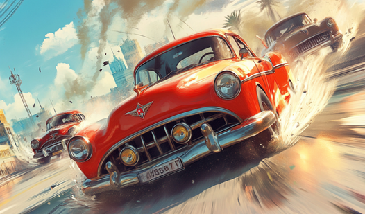 Ретро автомобили: Супер Драйв (от StromGames) - играть онлайн бесплатно ...