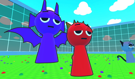 Спрунки 3Д: Скушай Всех На Арене