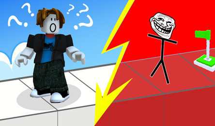 Обби, но он тебя троллит!