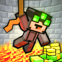 Jumping noob: Floor is lava!