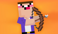 Нуб против 1000 зомби: Лаки Блоки