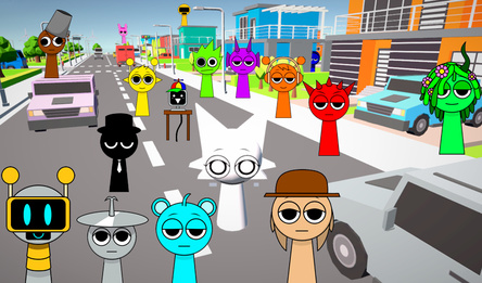 Спрунки 3Д: Найди всех в городе