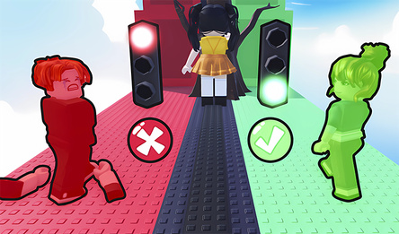 Обби: Не Двигайся на Красный