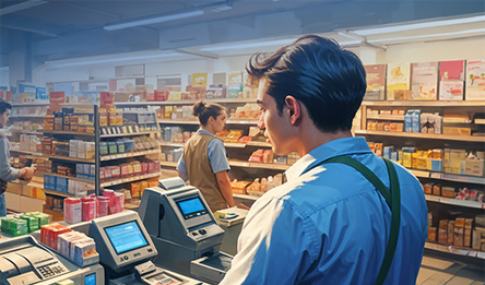 Симулятор кассира в супермаркете