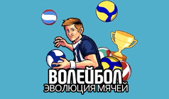 Волейбол - эволюция мячей
